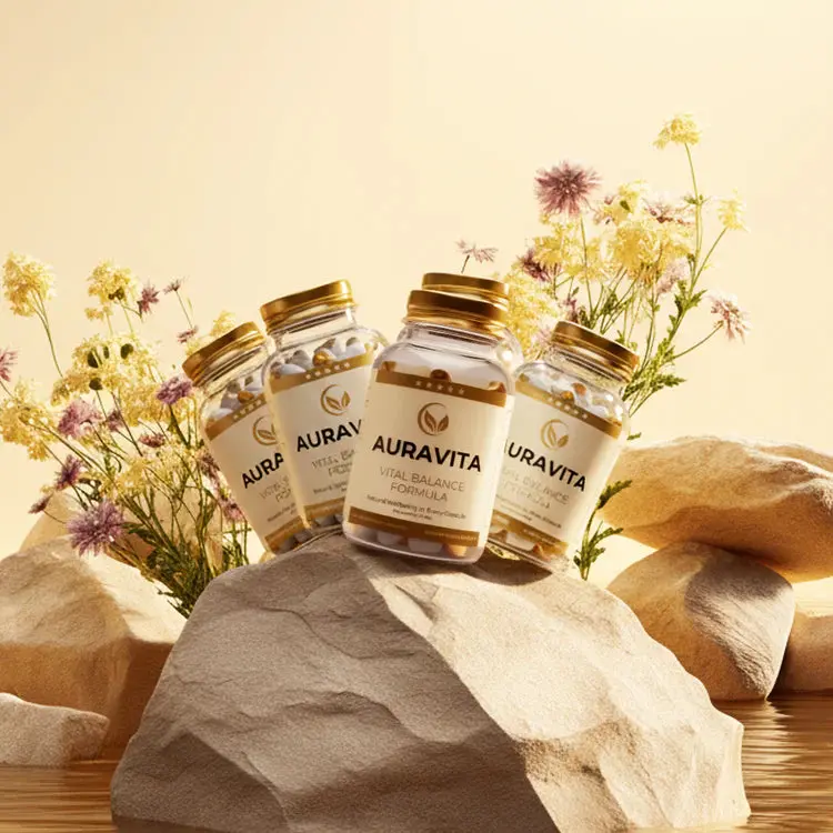 AuraVita in un allestimento wellness elegante e naturale