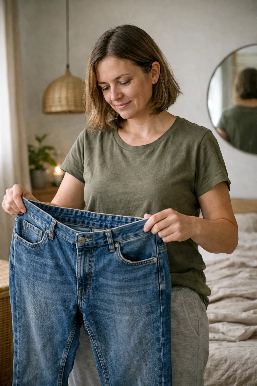 Momento domestico naturale che racconta la decisione di rimettersi in carreggiata con più costanza